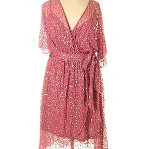 Asos mauve cocktail dress